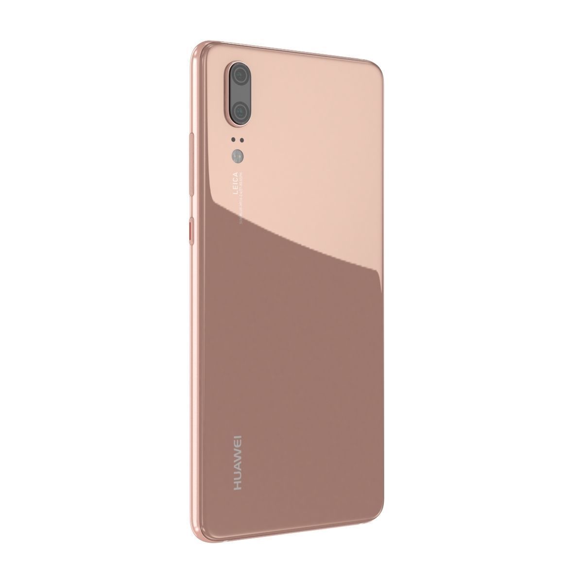 Huawei P20 Pink Gold 3D model_3