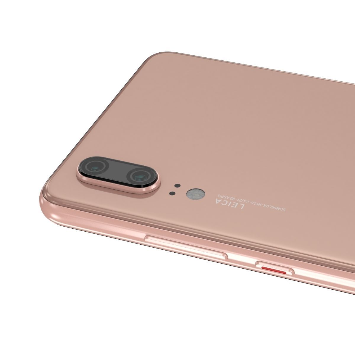 Huawei P20 Pink Gold 3D model_10