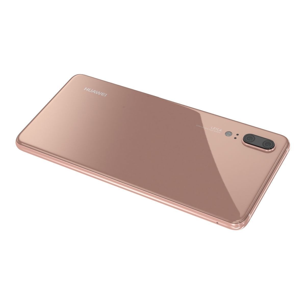 Huawei P20 Pink Gold 3D model_5