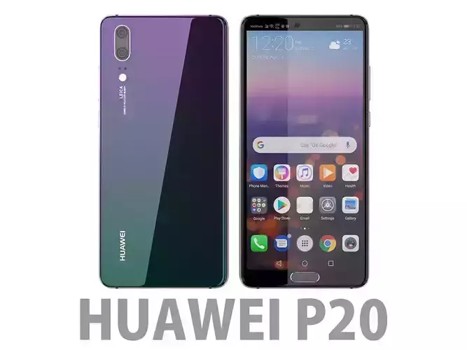 Huawei P20 Twilight 3D model