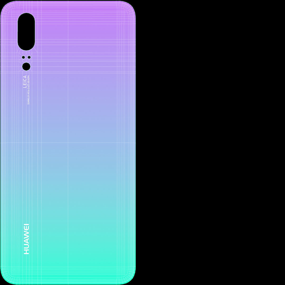 Huawei P20 Twilight 3D model_21