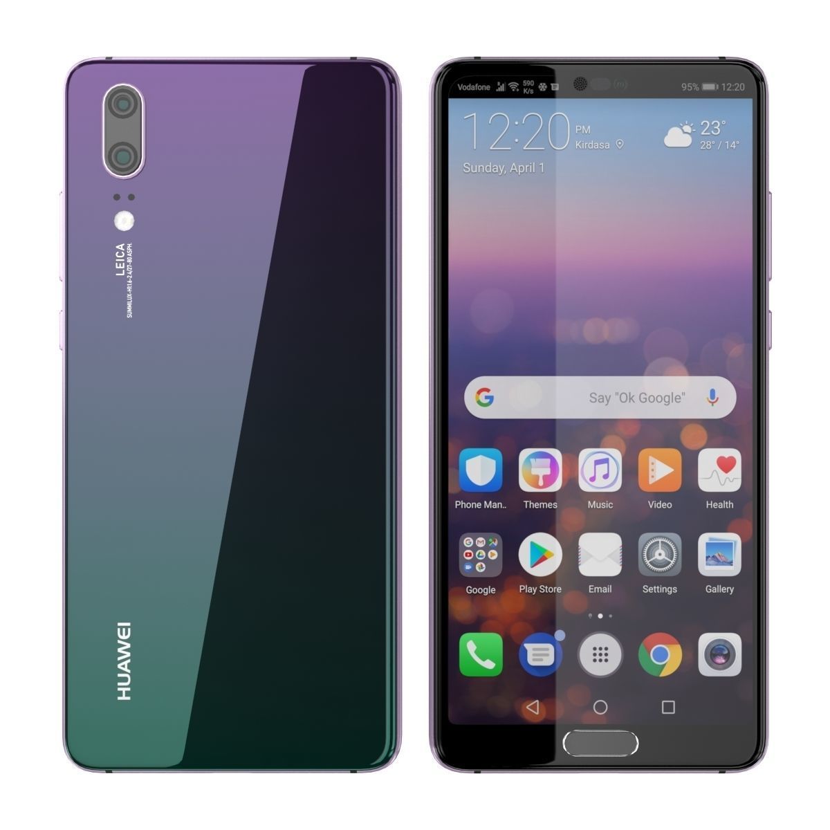 Huawei P20 Twilight 3D model_1