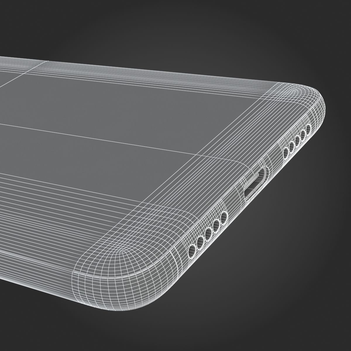 Huawei P20 Pro Midnight Blue 3D model_17