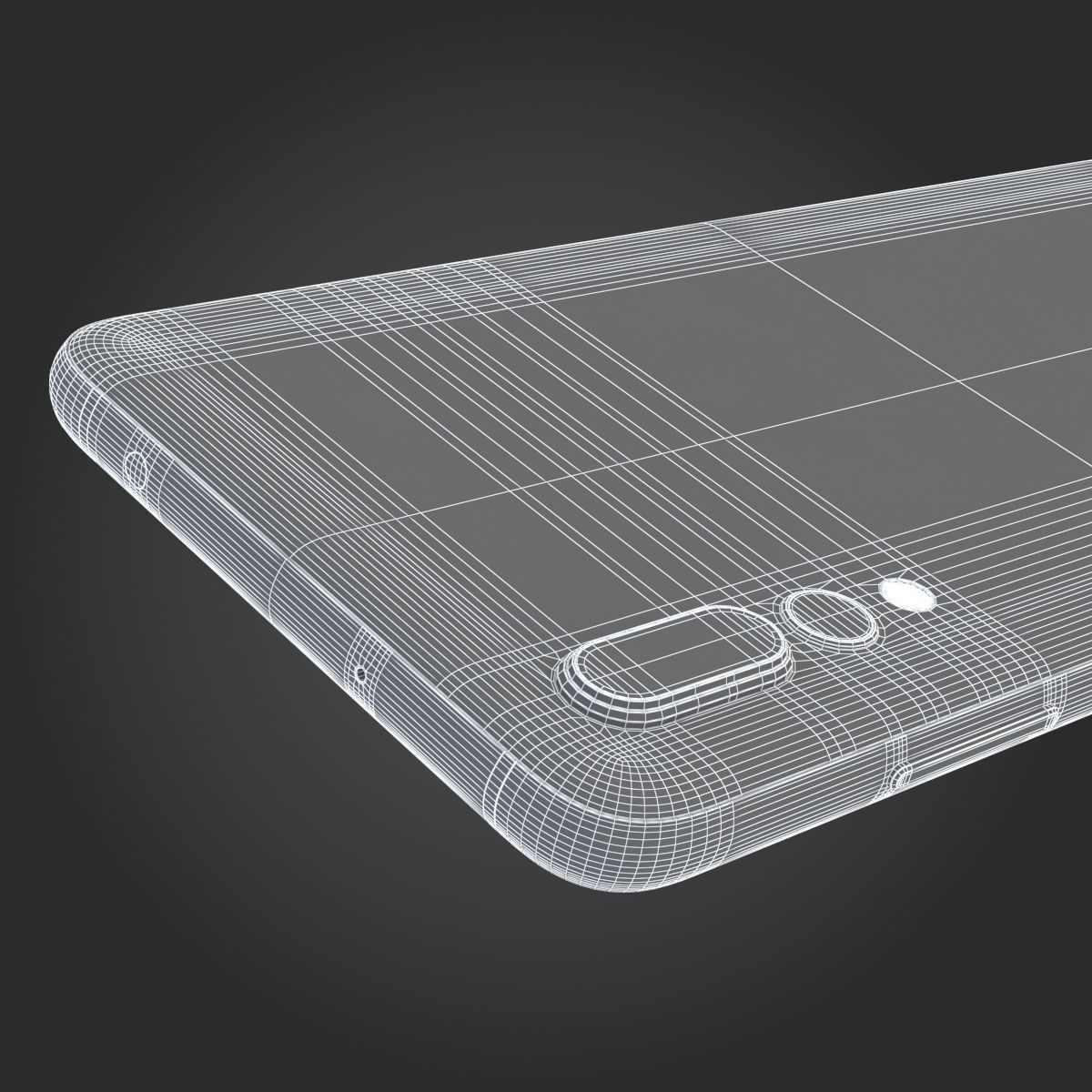 Huawei P20 Pro Midnight Blue 3D model_19