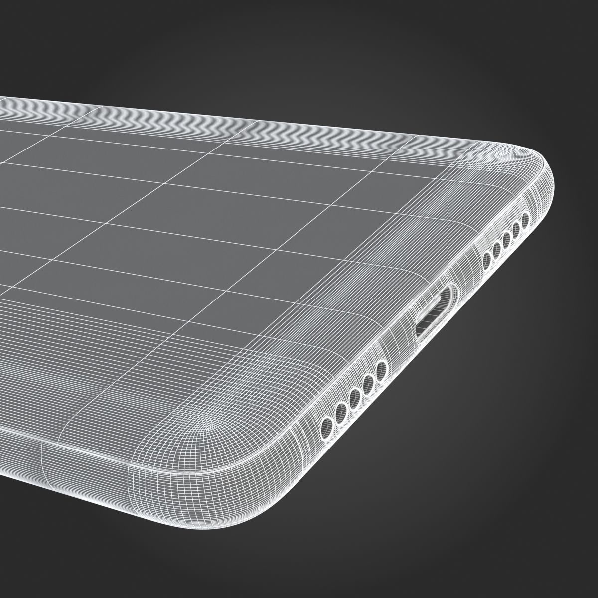 Huawei P20 Pro Midnight Blue 3D model_18