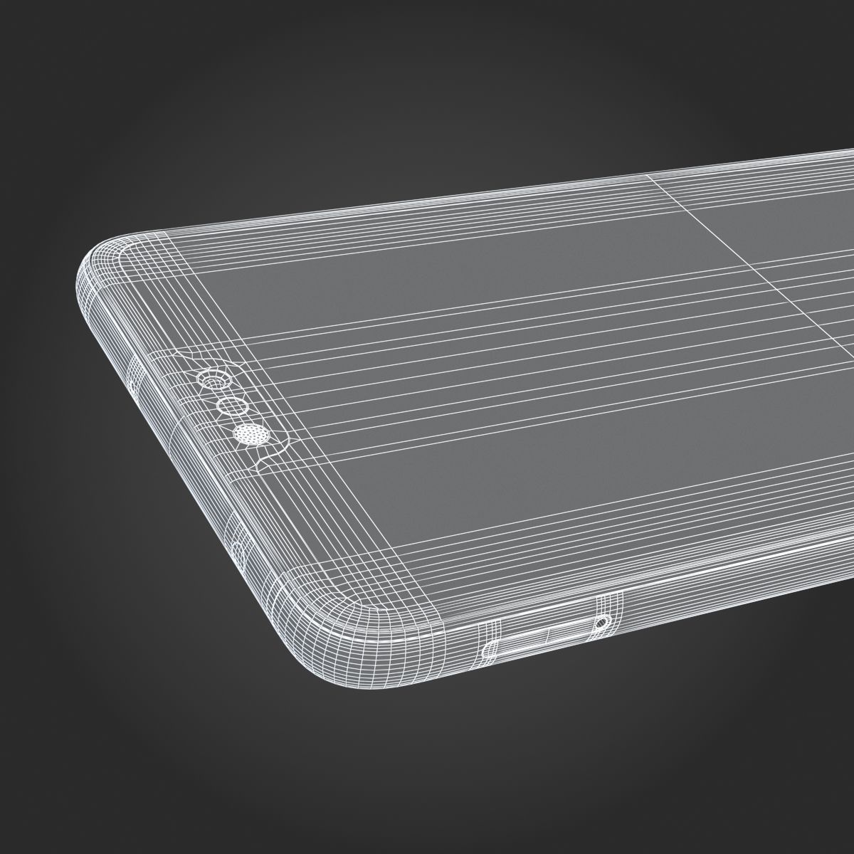 Huawei P20 Pro Midnight Blue 3D model_13