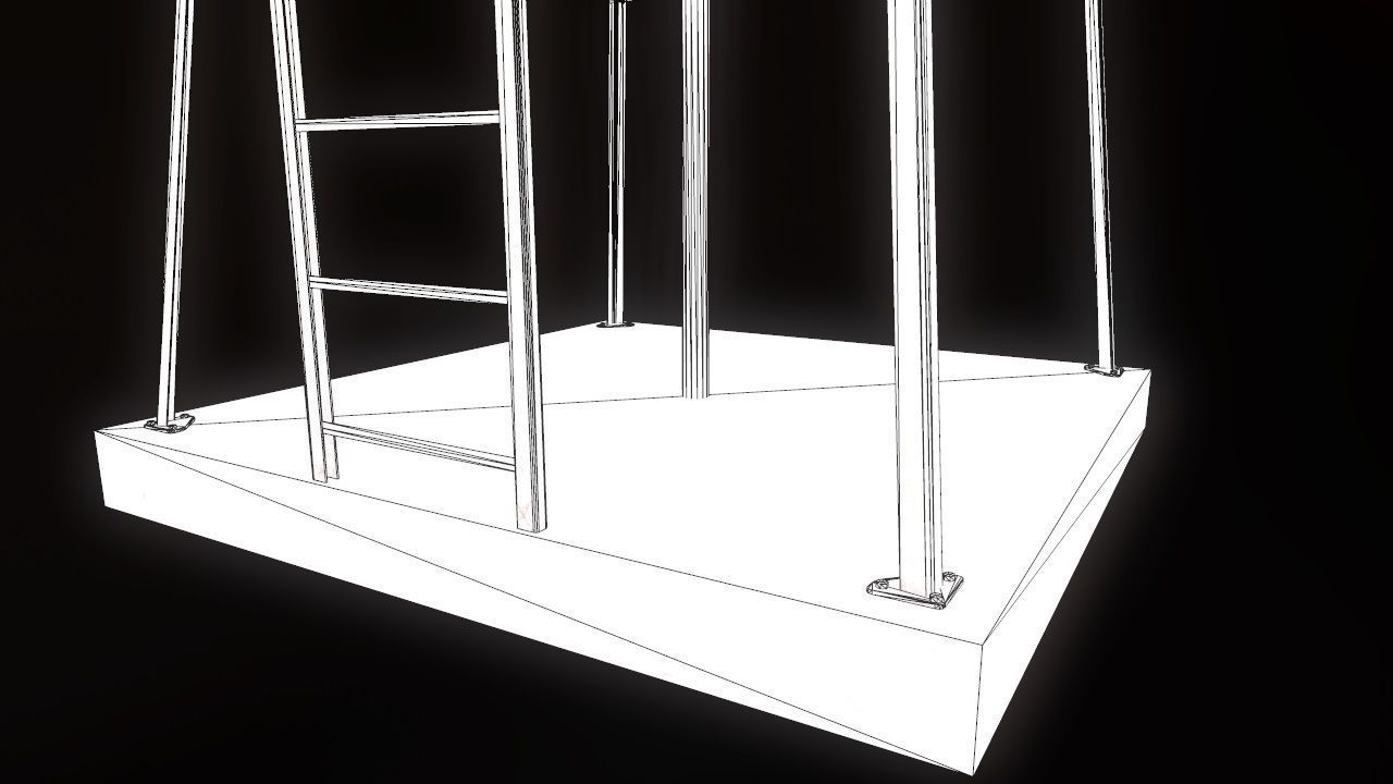 Low Poly Windmill PBR Low-poly 3D model_27