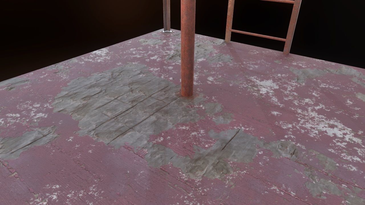 Low Poly Windmill PBR Low-poly 3D model_8