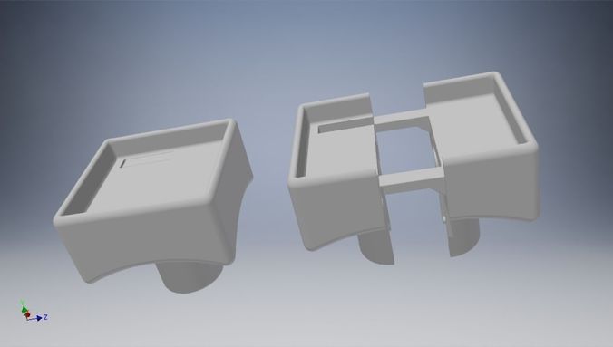 Rubics cube middle part Free 3D print model