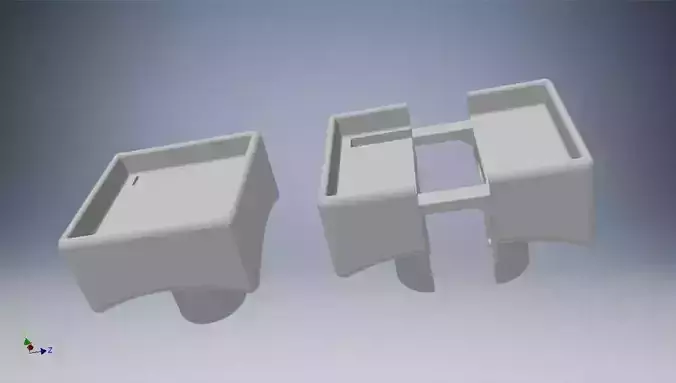 Rubics cube middle part Free 3D print model