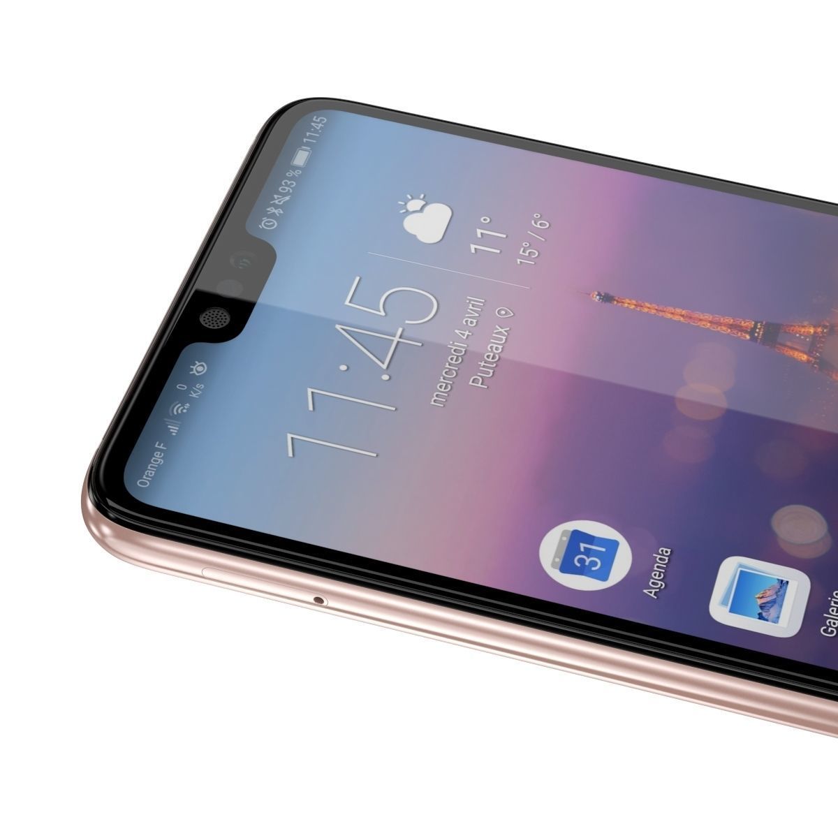 Huawei P20 Pro Pink Gold 3D model_9