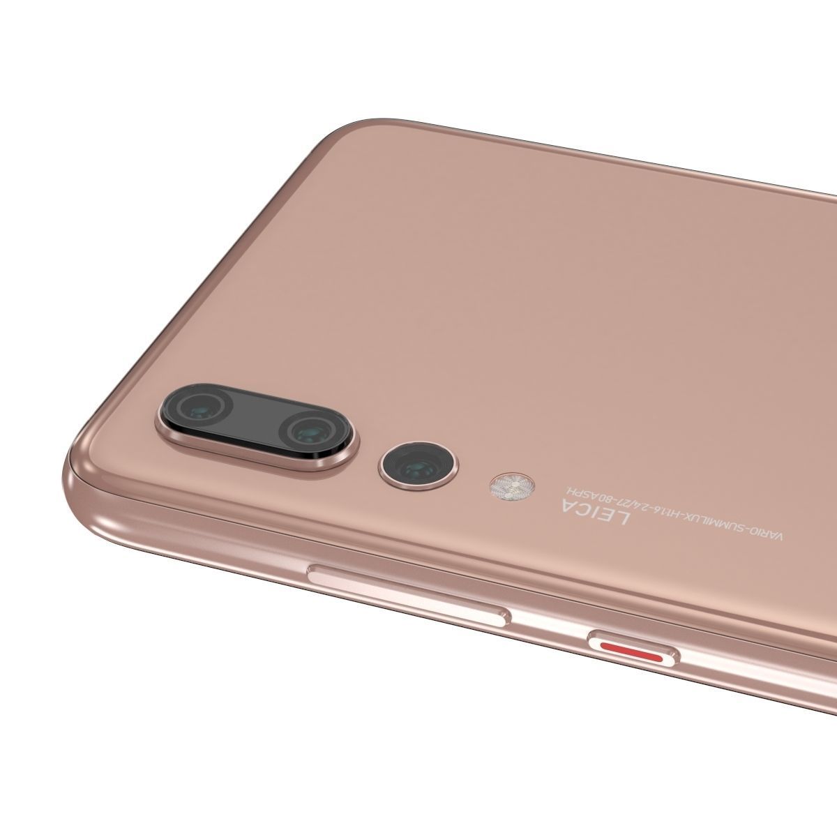 Huawei P20 Pro Pink Gold 3D model_10