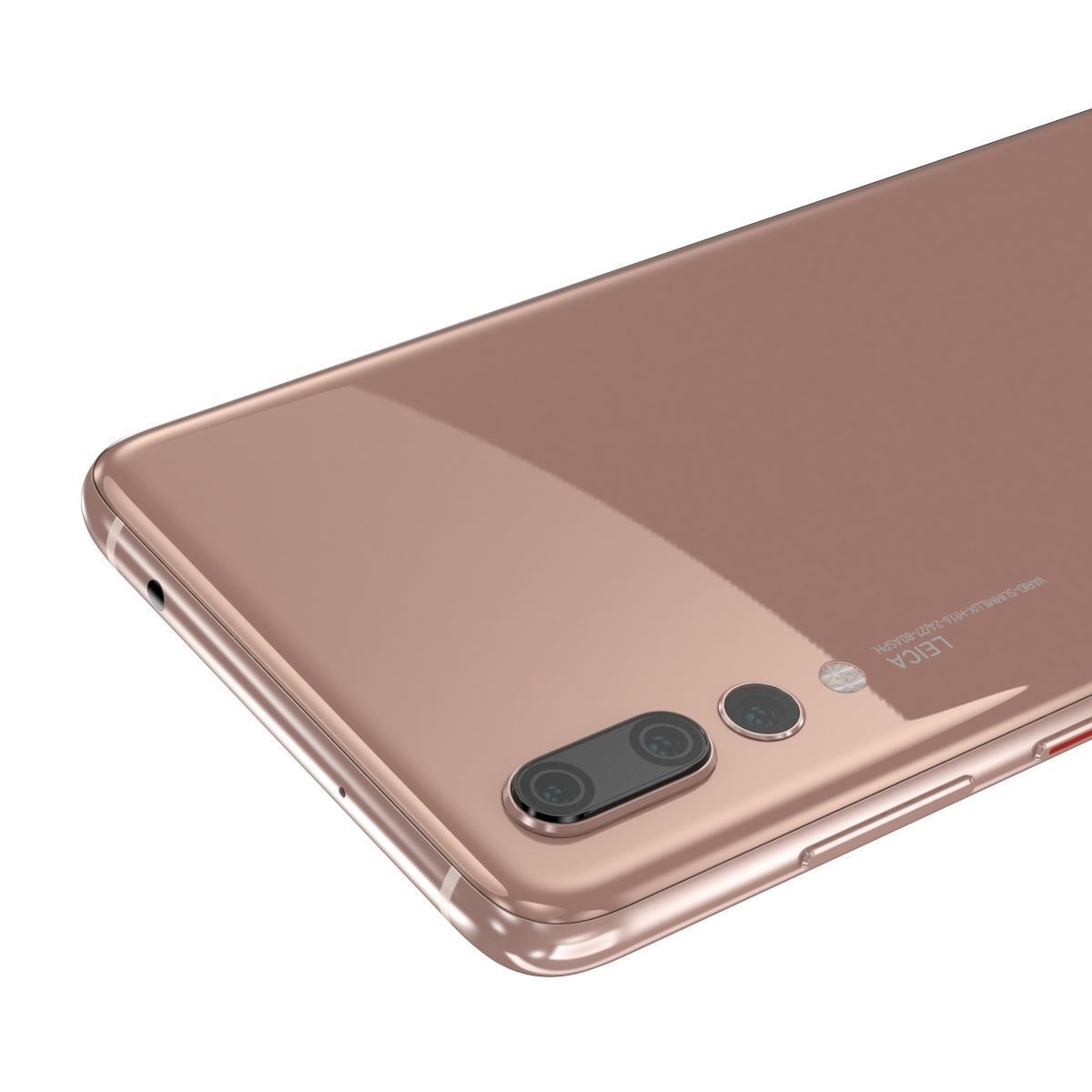 Huawei P20 Pro Pink Gold 3D model_7
