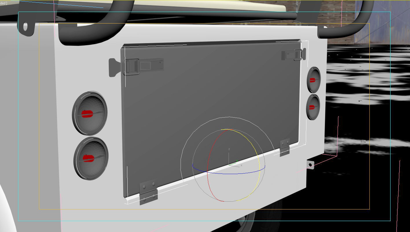 Electronic Rickshaw - High Poly 3D model_8
