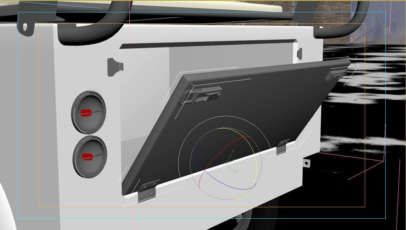 Electronic Rickshaw - High Poly 3D model_9