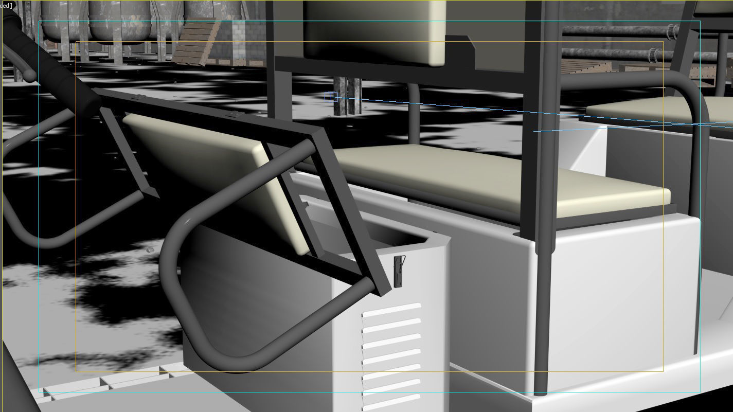 Electronic Rickshaw - High Poly 3D model_10