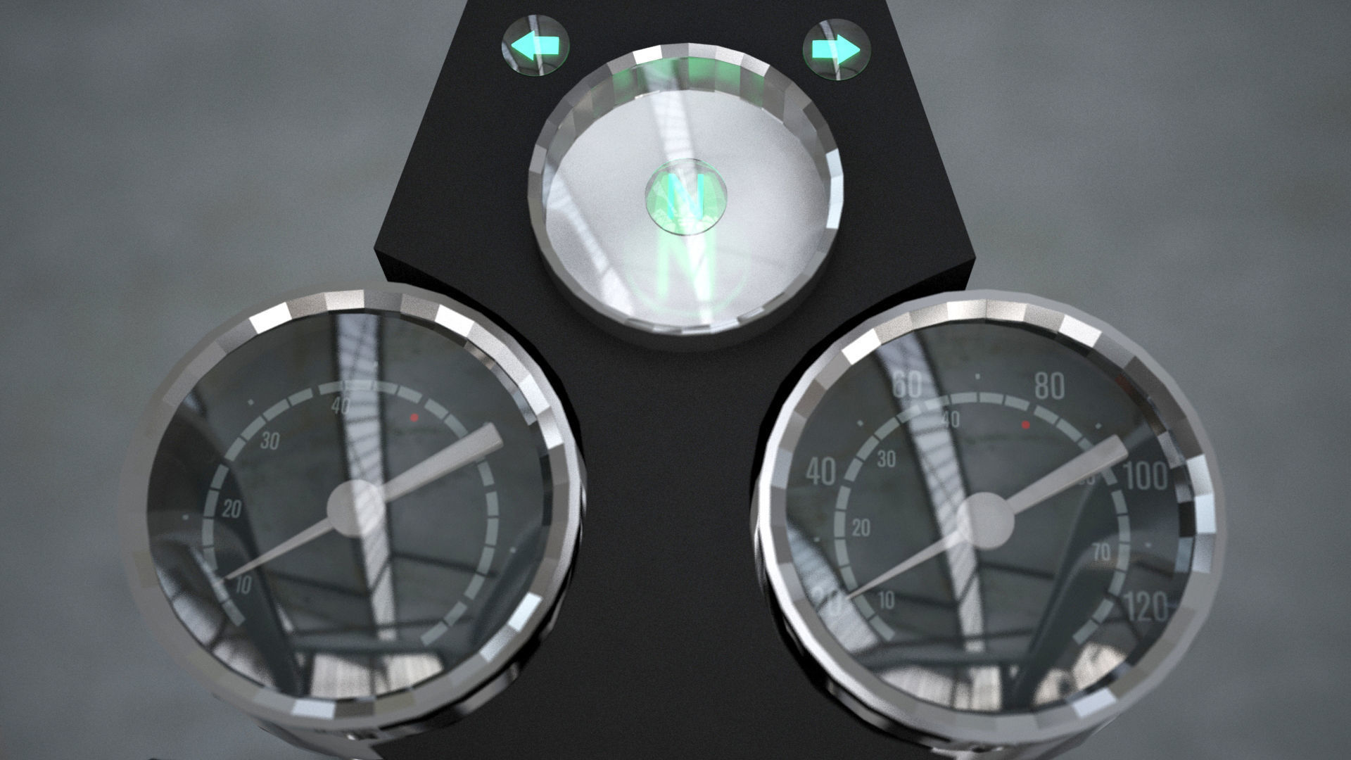 Electronic Future Rickshaw 3D model_6