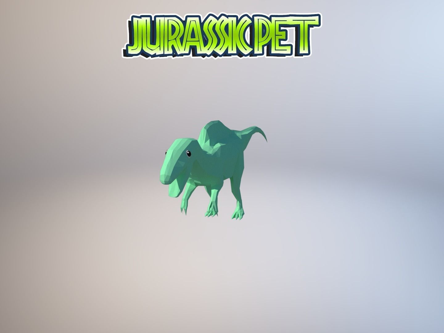Becklespinax jurassic pet Low-poly 3D model_30