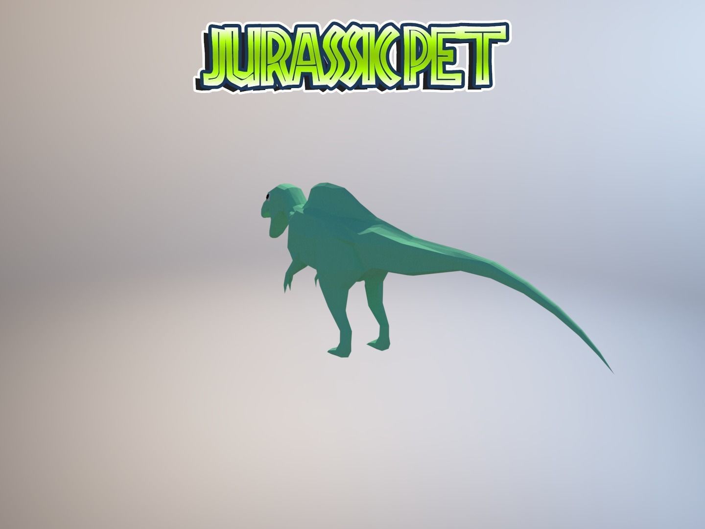 Becklespinax jurassic pet Low-poly 3D model_10