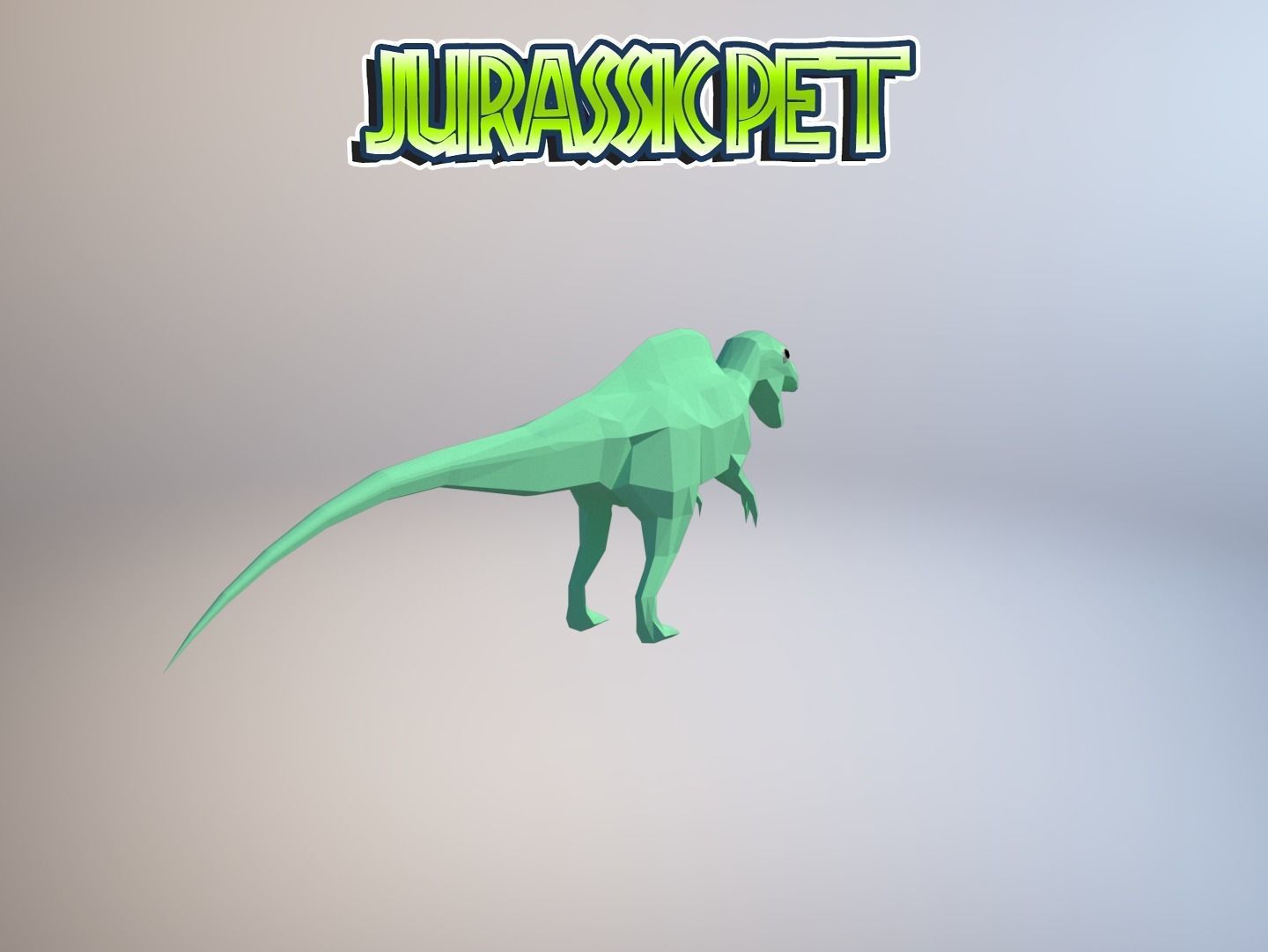 Becklespinax jurassic pet Low-poly 3D model_15