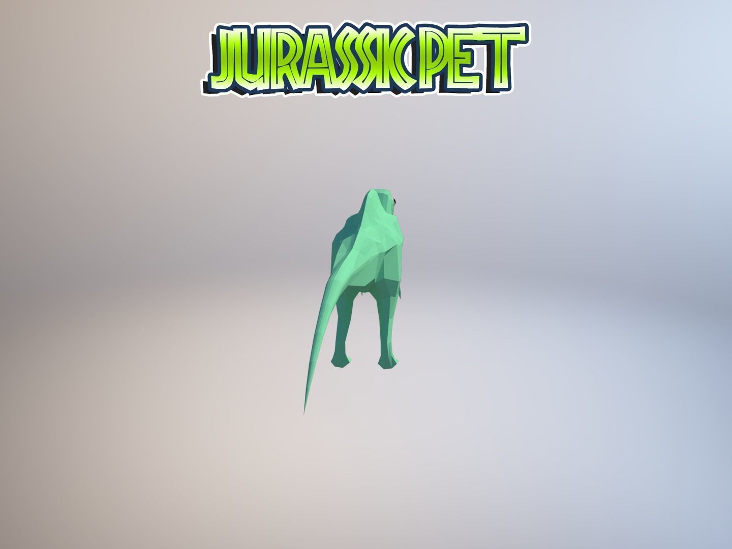 Becklespinax jurassic pet Low-poly 3D model_13