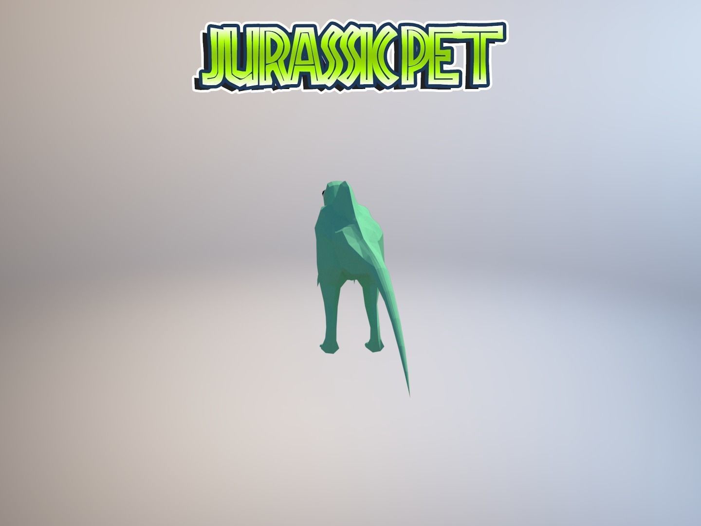 Becklespinax jurassic pet Low-poly 3D model_12