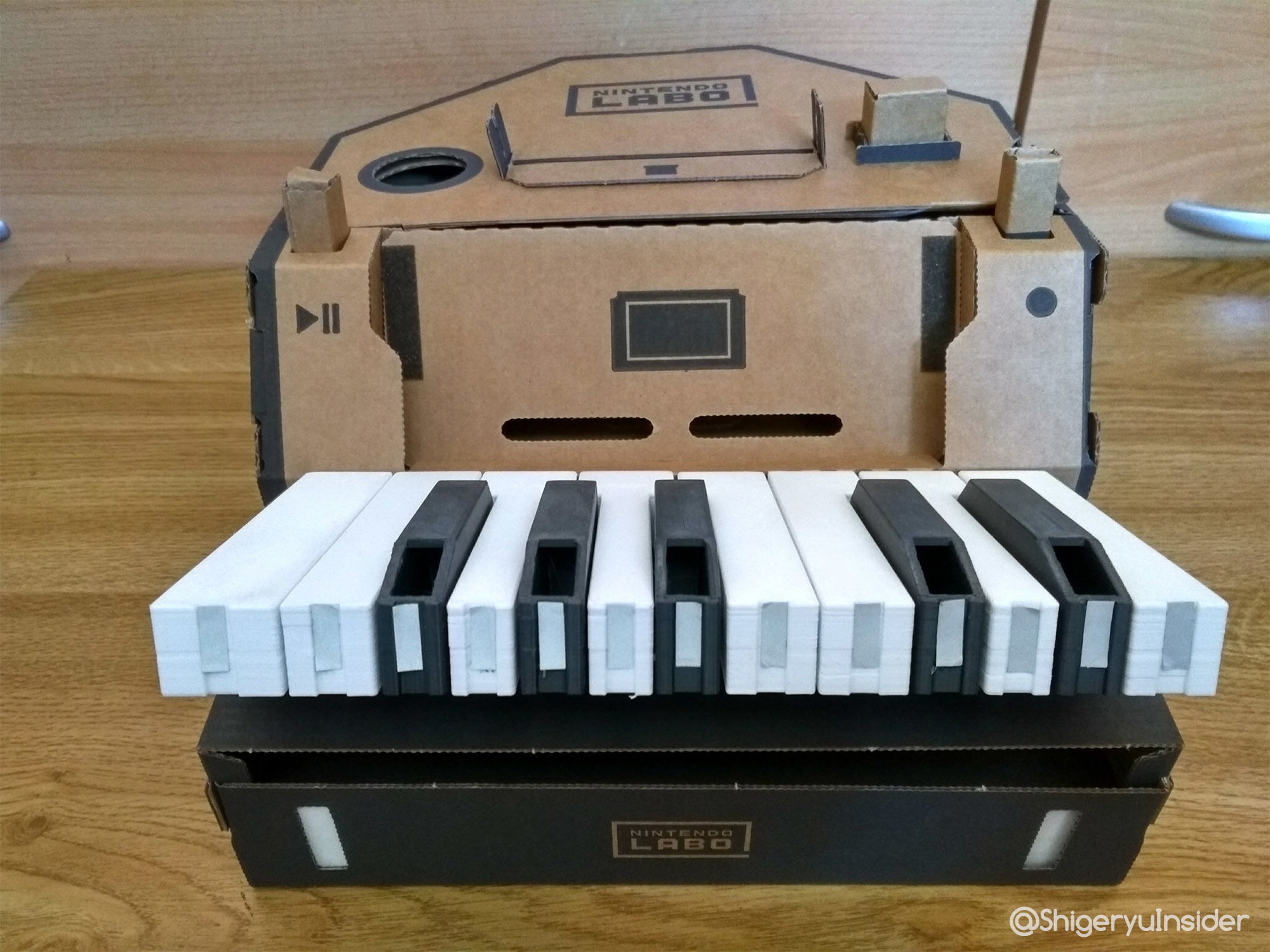 Nintendo labo Piano full and improvements 3D print model_10