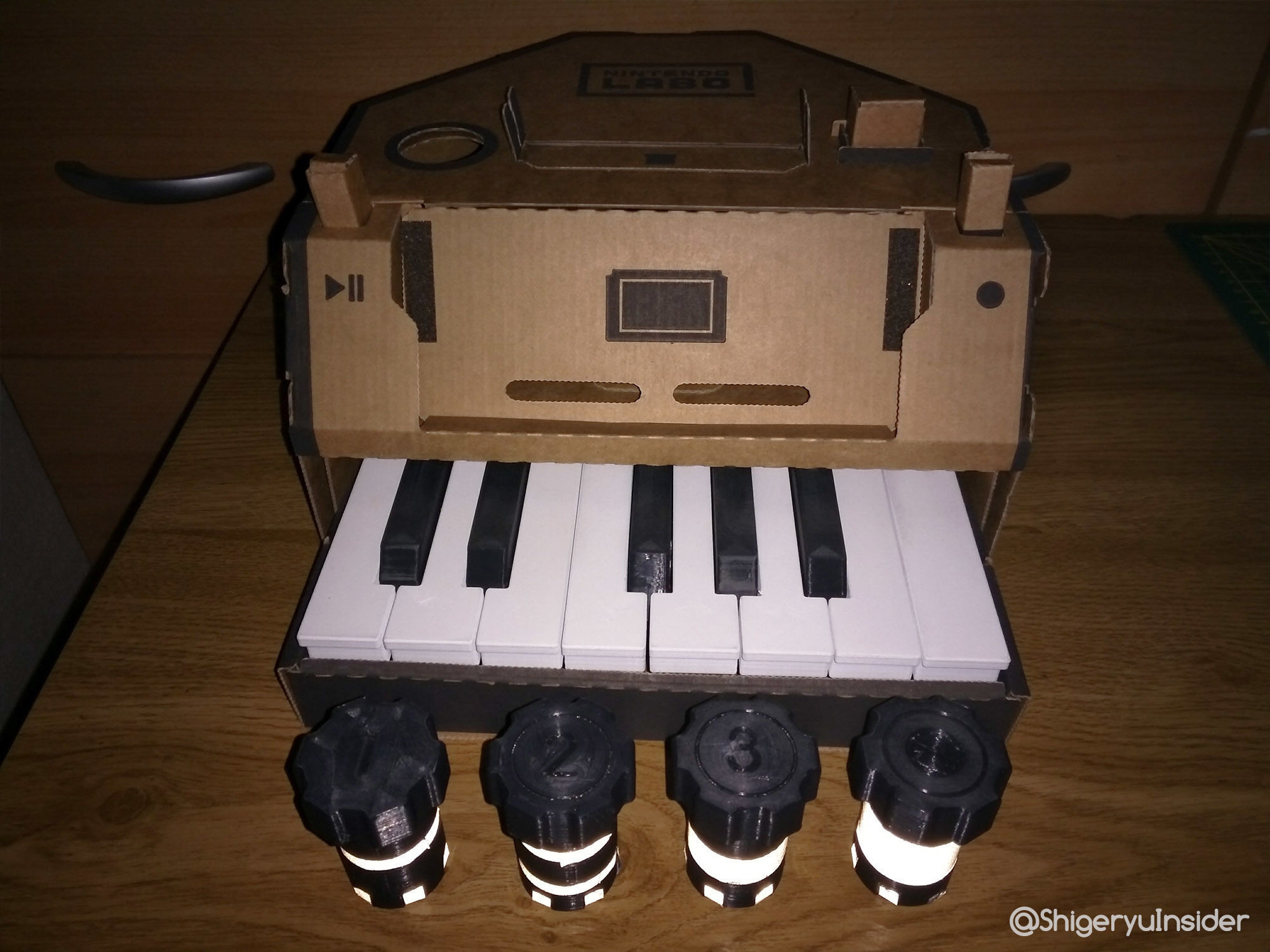 Nintendo labo Piano full and improvements 3D print model_9
