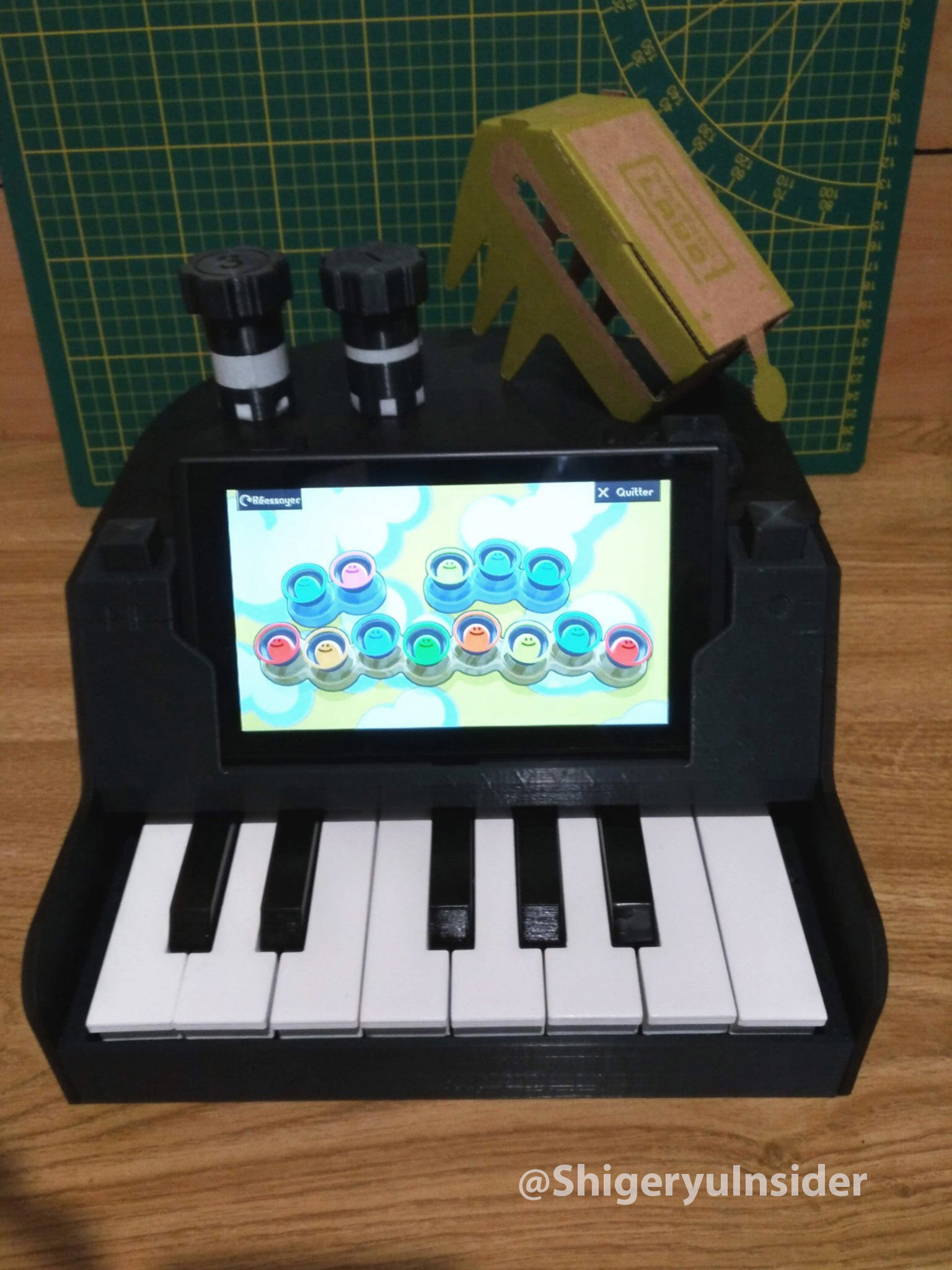 Nintendo labo Piano full and improvements 3D print model_17
