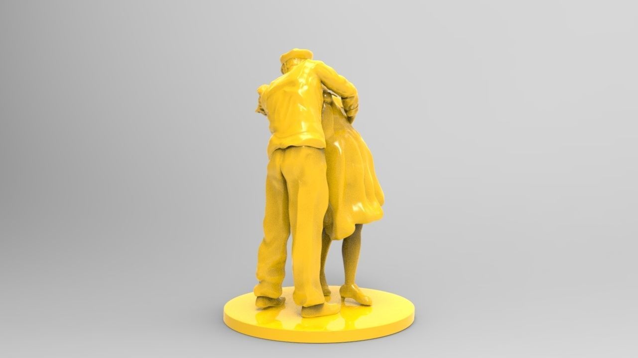 kiss of victory Free 3D print model_17