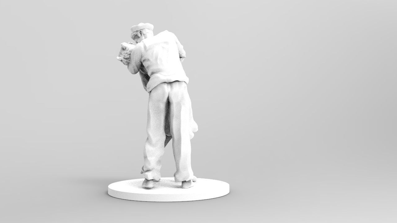 kiss of victory Free 3D print model_9