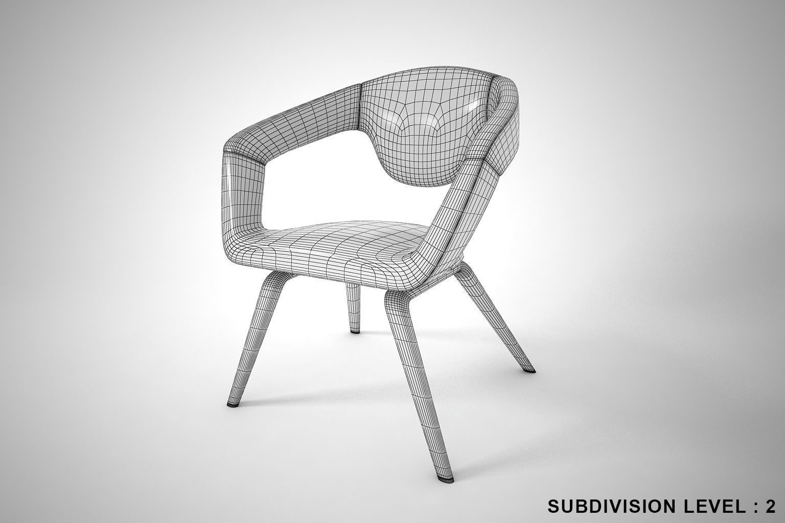06 ZIUNER DINNING CHAIR 3D model_8