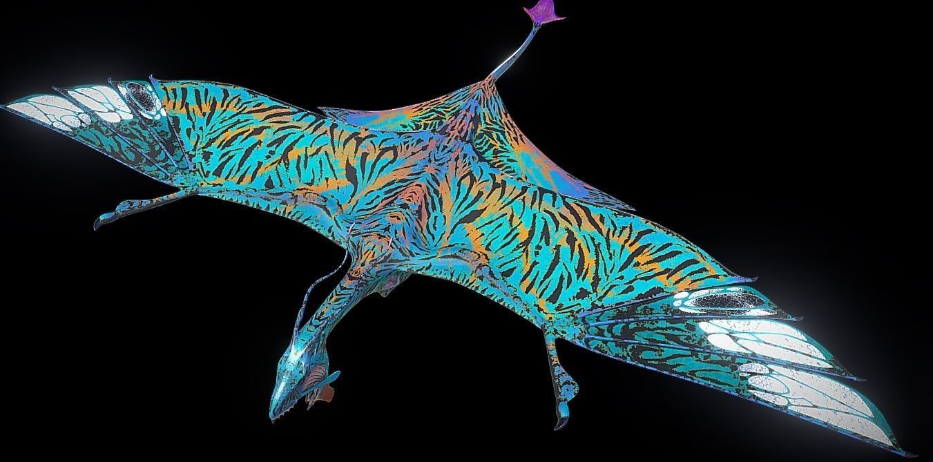 Ikraan Banshee 3D model_2