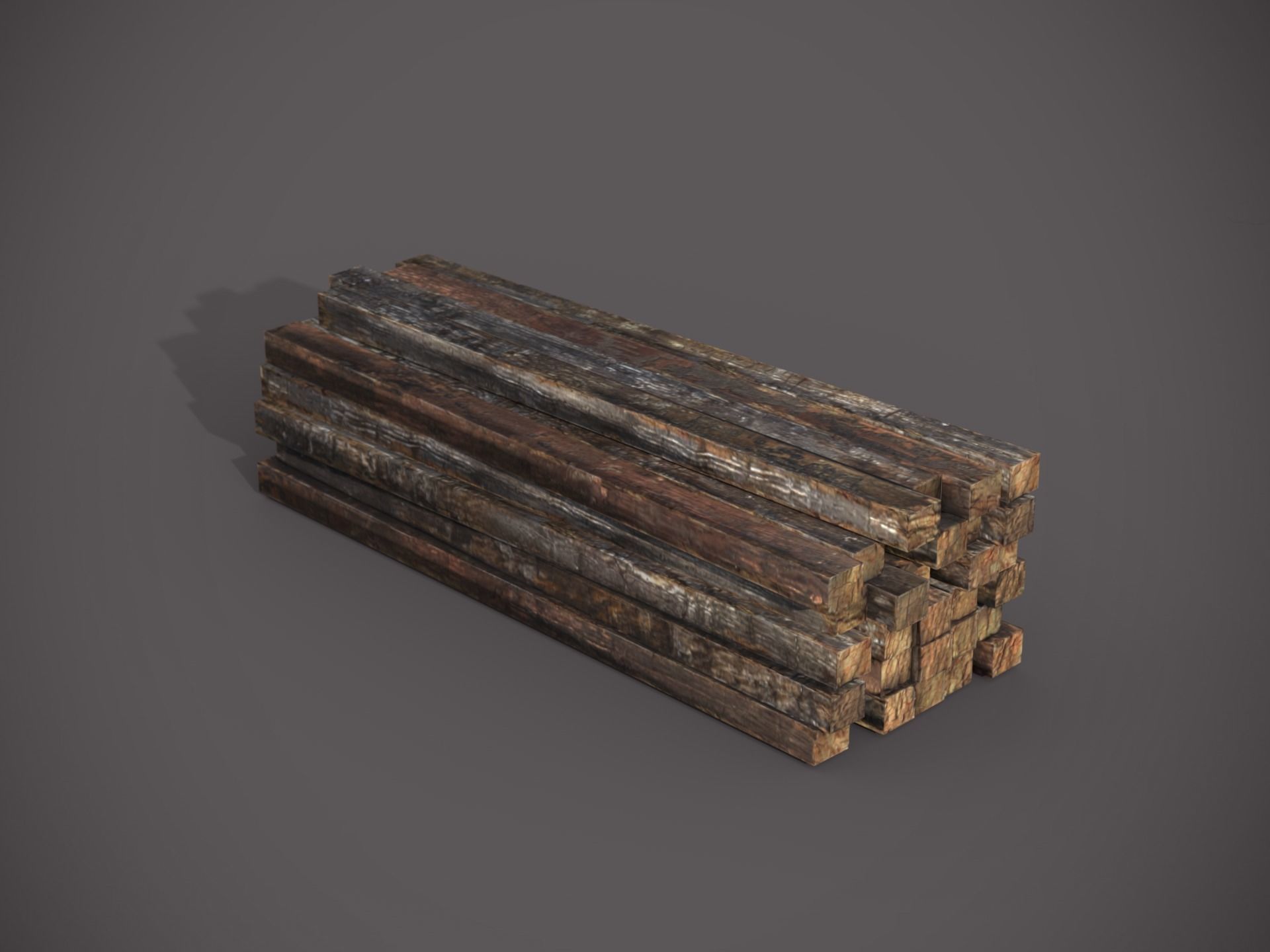 Rubble and Debris - Collection 2 Low-poly 3D model_13