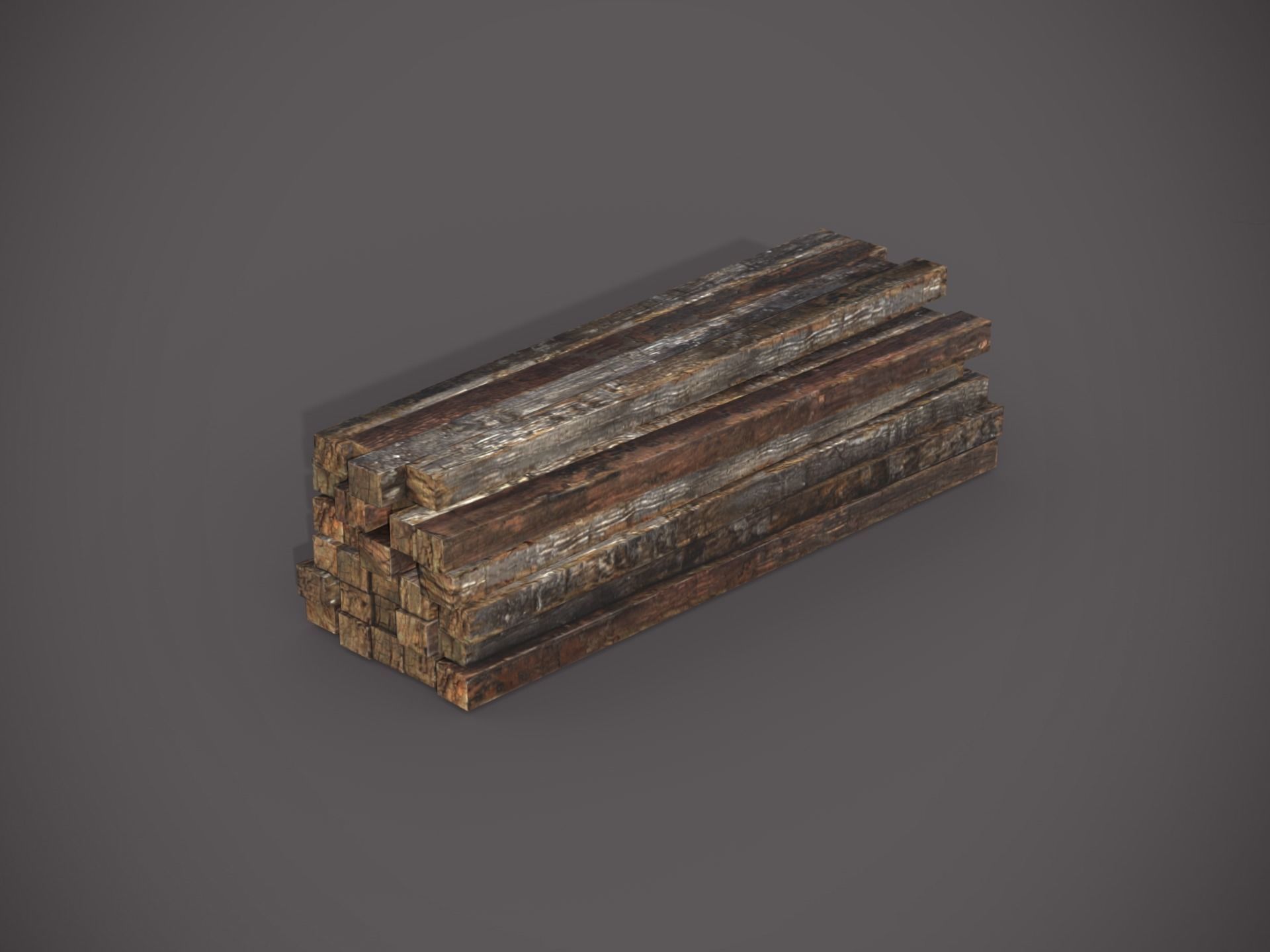 Rubble and Debris - Collection 2 Low-poly 3D model_12