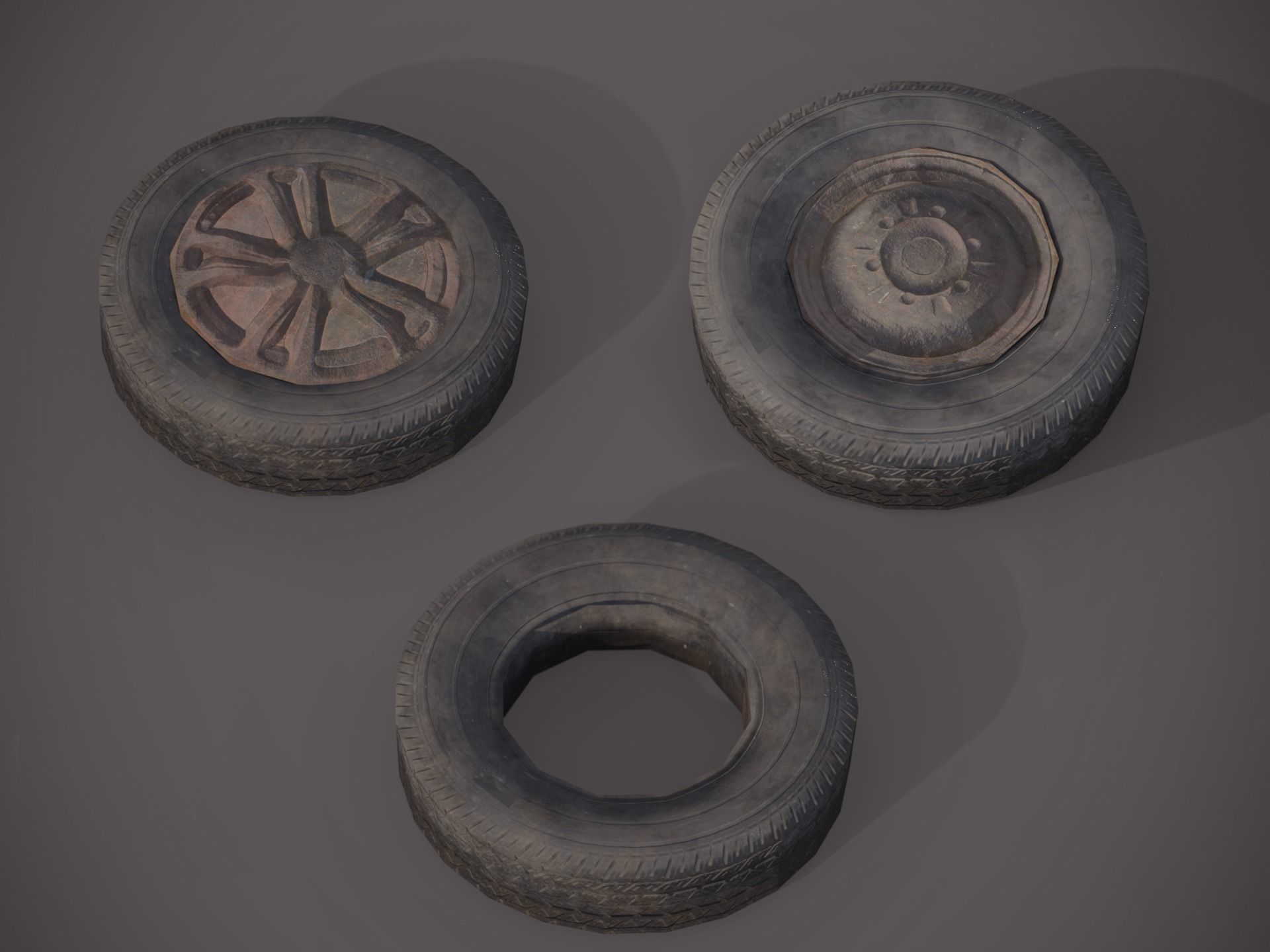 Rubble and Debris - Collection 2 Low-poly 3D model_46