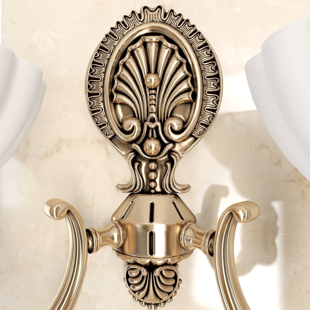 Classic mirror elevator 3D model_8