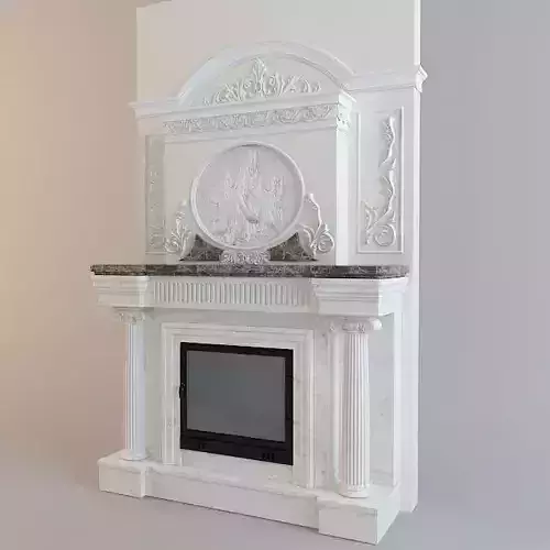 design fireplace 3d model