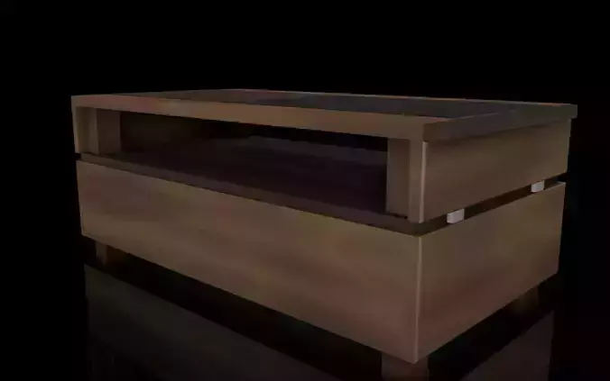 Mesinha de Centro Low-poly 3D model