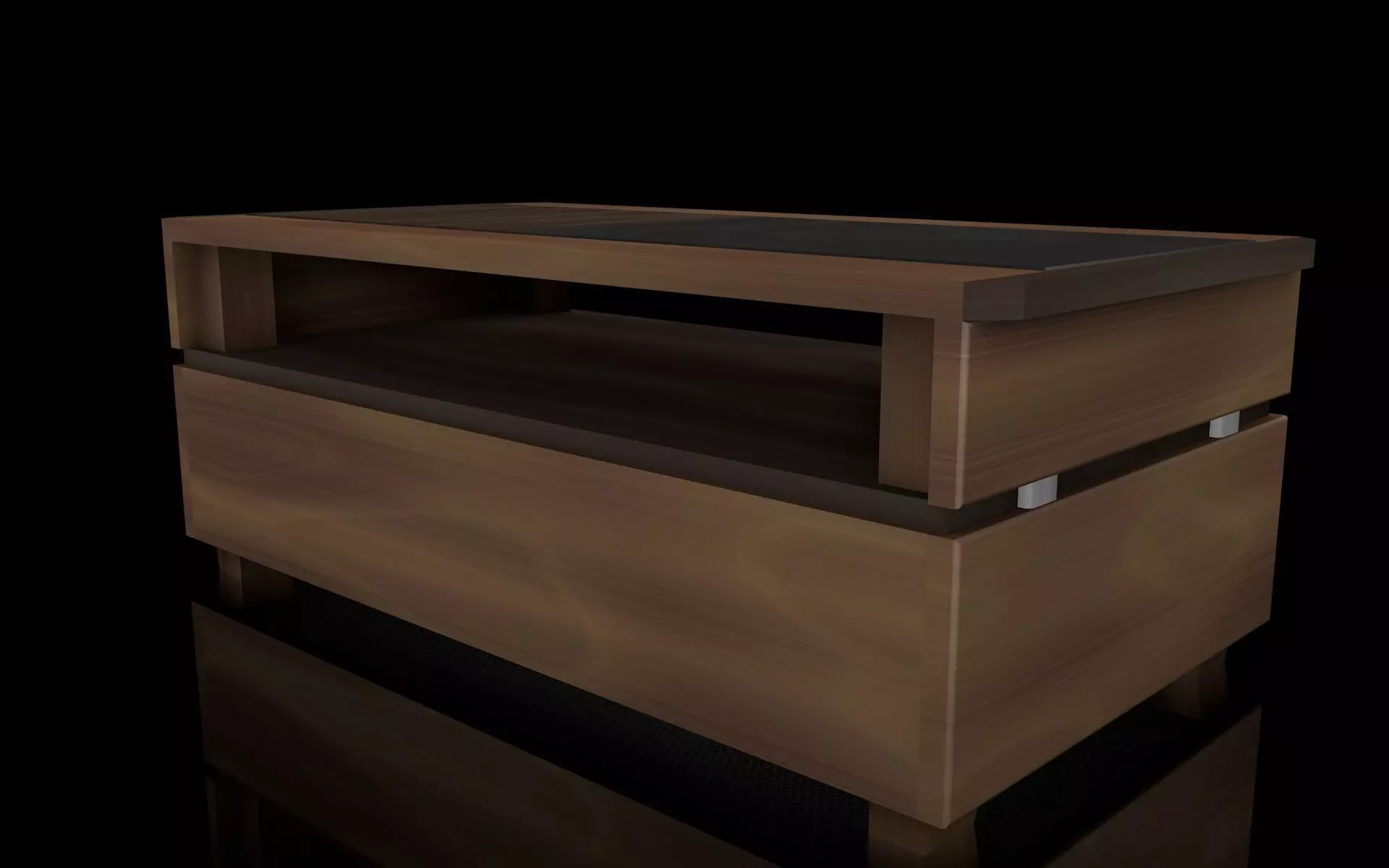 Mesinha de Centro Low-poly 3D model_0