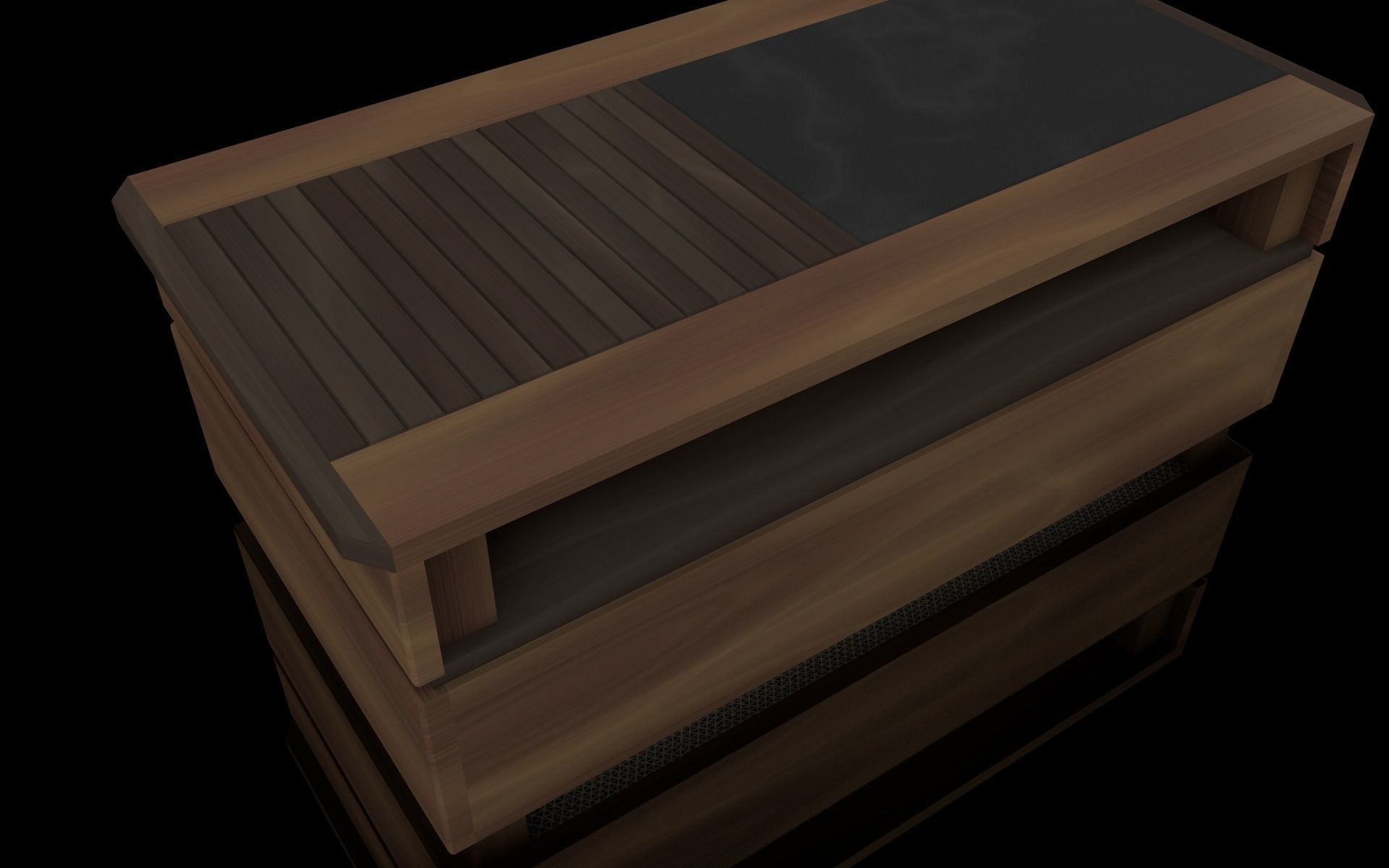 Mesinha de Centro Low-poly 3D model_3