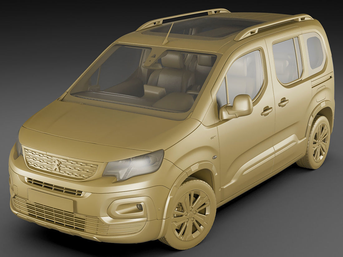 Peugeot Rifter 2019 3D model_15