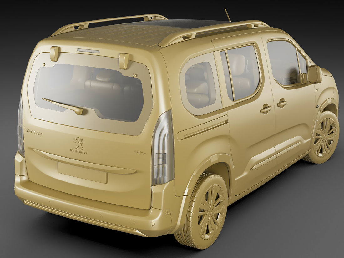 Peugeot Rifter 2019 3D model_16