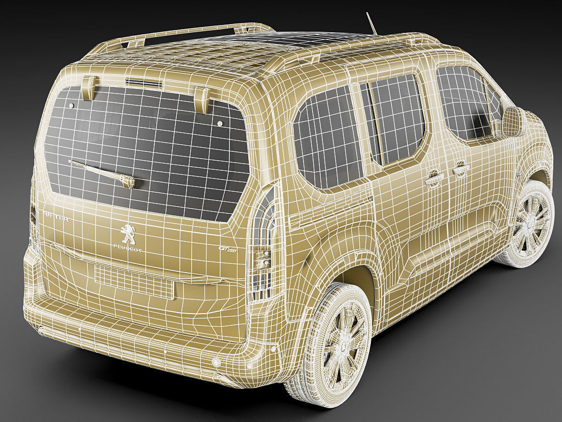 Peugeot Rifter 2019 3D model_20