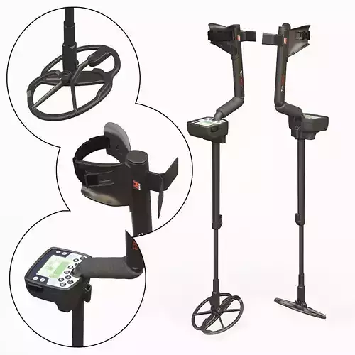 Minelab E-TRAC 3D model