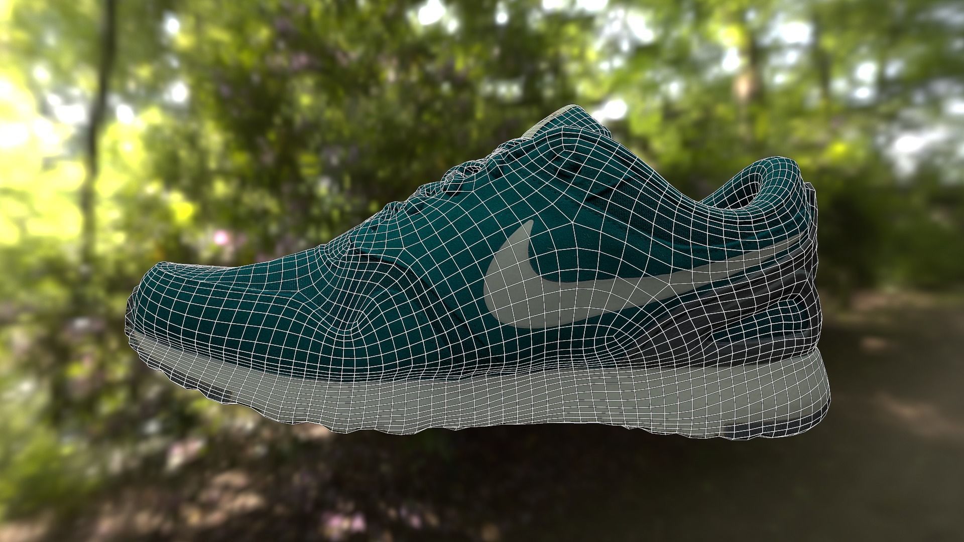 Nike shoe low poly 3D model Low-poly 3D model_11