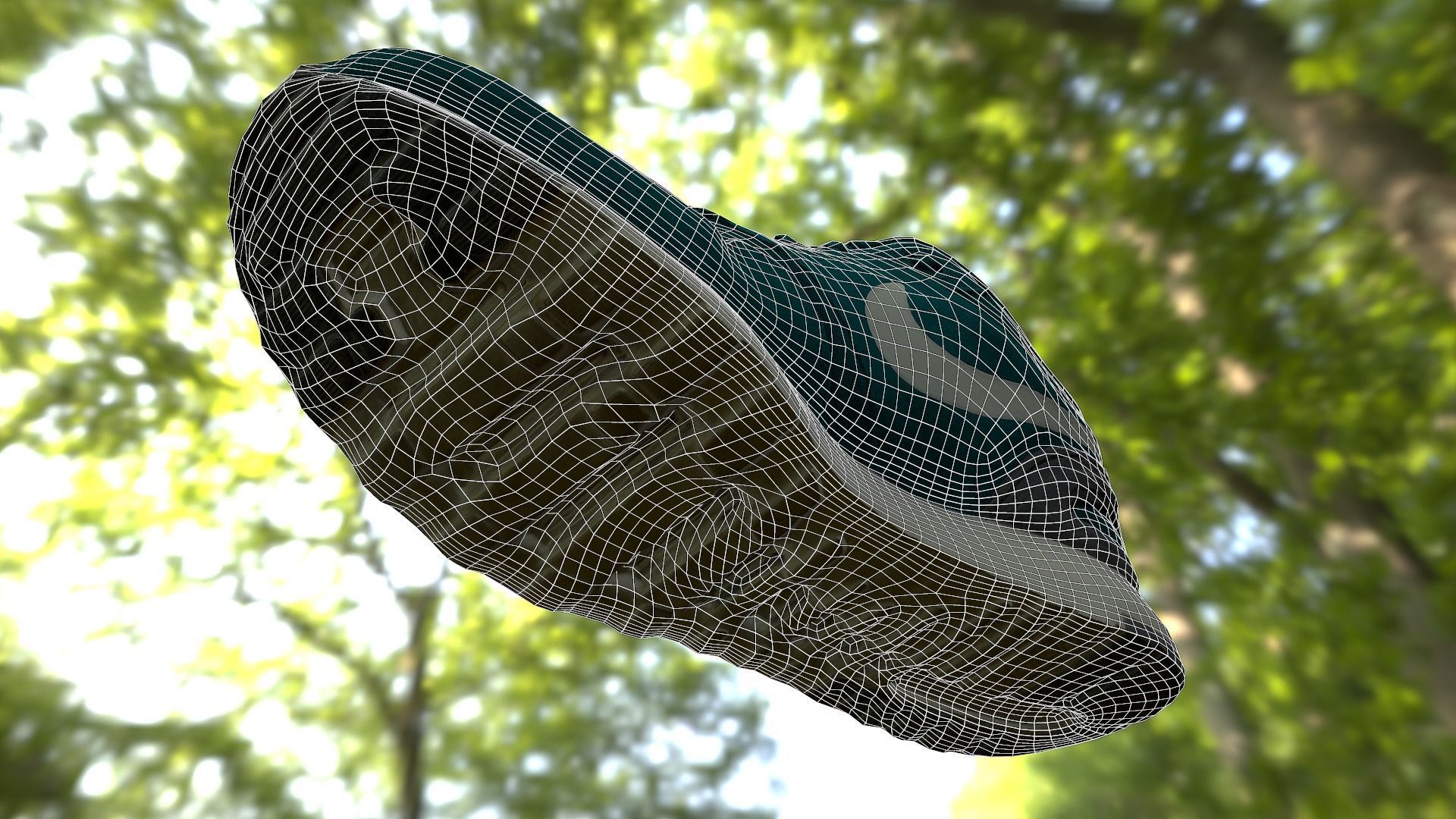 Nike shoe low poly 3D model Low-poly 3D model_13