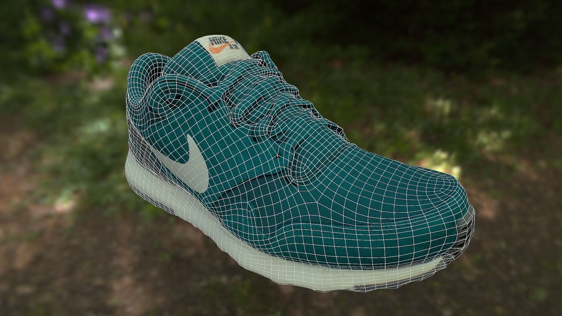 Nike shoe low poly 3D model Low-poly 3D model_6