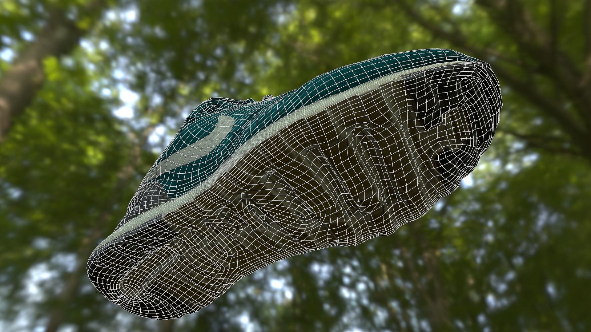 Nike shoe low poly 3D model Low-poly 3D model_12