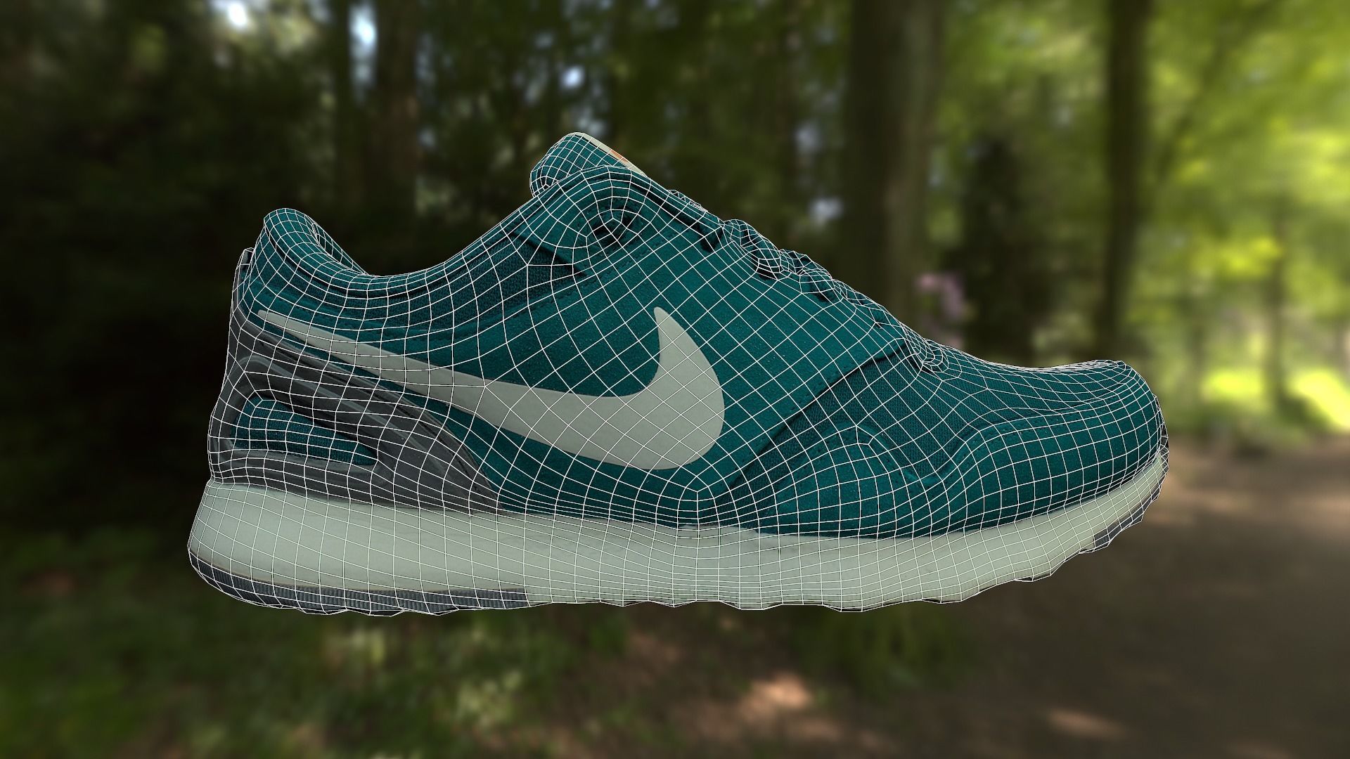Nike shoe low poly 3D model Low-poly 3D model_10